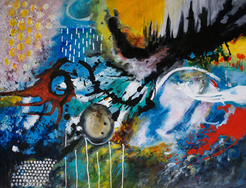 Abstract Painting 32ABT03 Oil Painting Canvas Art