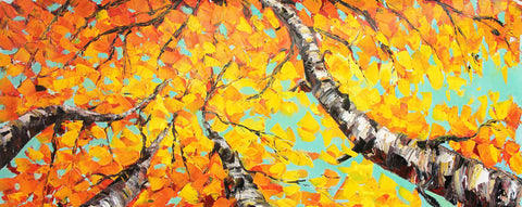 GB-Autumn-Leaves Oil Painting Canvas Art