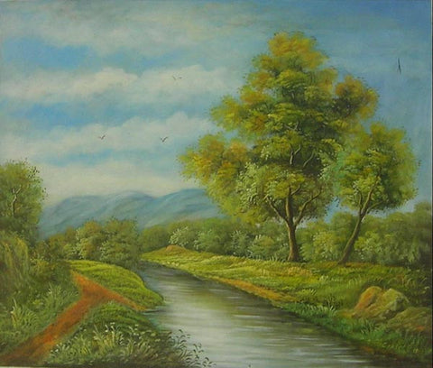 Landscape painting 2157 Oil Painting Canvas Art