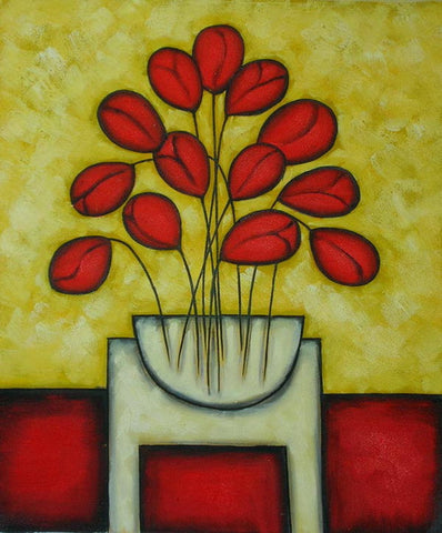 Flowers 2694 Oil Painting Canvas Art