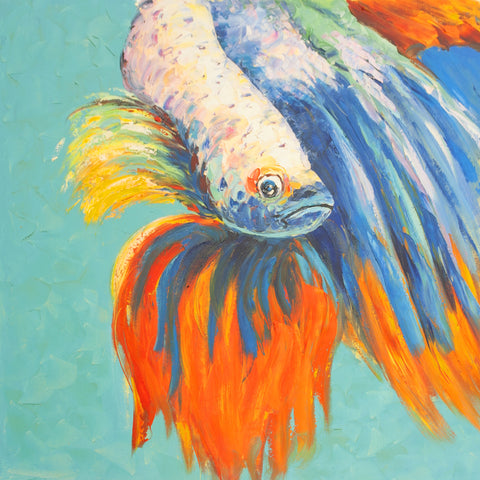 Alpha Betta Oil Painting Canvas Art