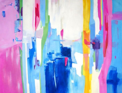 Neon Abstract A01 Oil Painting Canvas Art