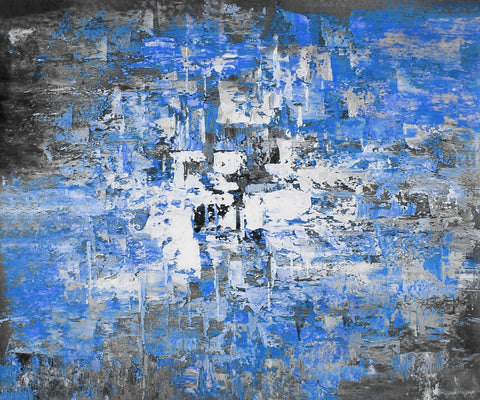 24GRP160 - Blue Oil Painting Canvas Art