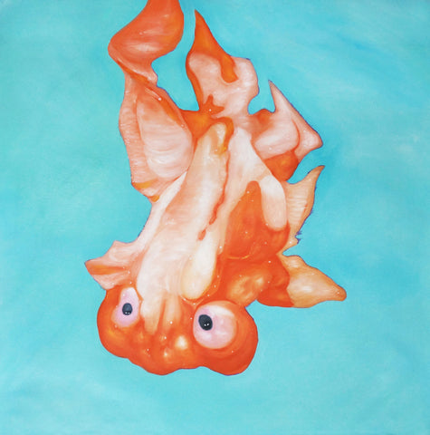 Pop Art Goldfish Oil Painting Canvas Art