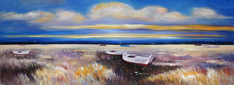 Seascape Beach Scene SB02 Oil Painting Canvas Art