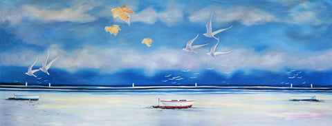 Seascape Beach Scene SB03 Oil Painting Canvas Art