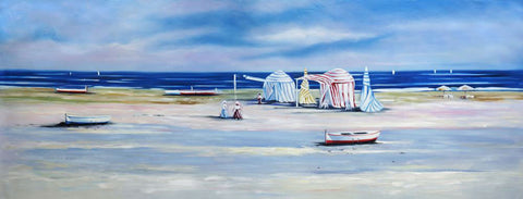 Seascape Beach Scene SB04 Oil Painting Canvas Art