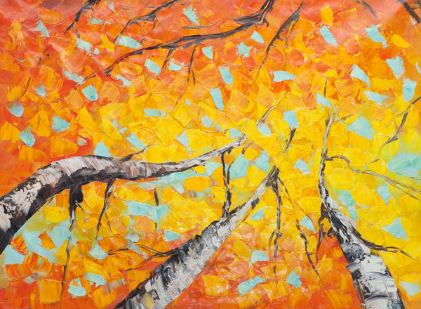 GB-Autumn-Leaves Oil Painting Canvas Art